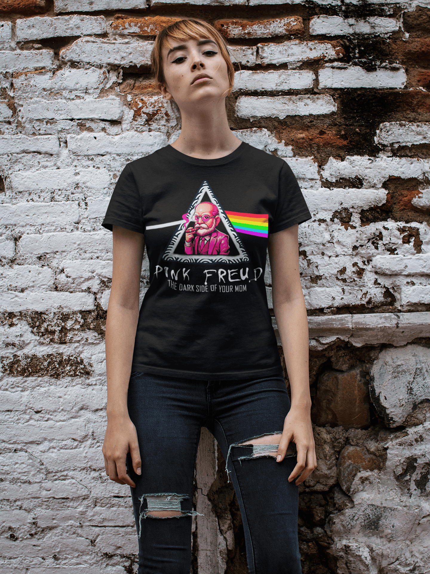 camiseta manga corta pink  floyd