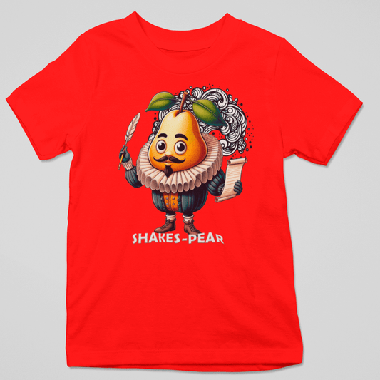 CAMISETA MANGA CORTA ROJA SHAKESPEARE