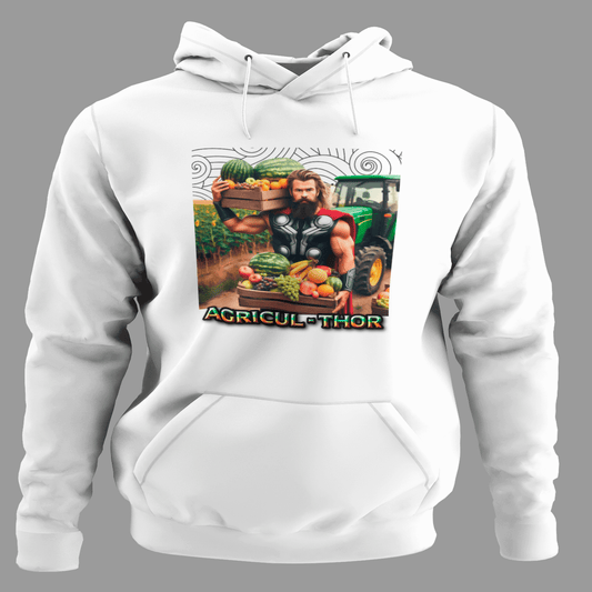 Sudadera "Agricul-Thor" - ¡El dios del trueno se convierte en el dios de la cosecha!

¿Quién dijo que ser un superhéroe es solo para salvar el mundo? Con la sudadera "Agricul-Thor", ¡Thor se pone manos a la obra en el campo! Esta prenda combina el poder de la agricultura con el humor geek, convirtiéndola en el regalo perfecto para los amantes del campo y de los superhéroes.

Características de la sudadera:
100% algodón, suave y cómoda, ideal para mantenerte abrigado mientras trabajas en el campo o simplemen