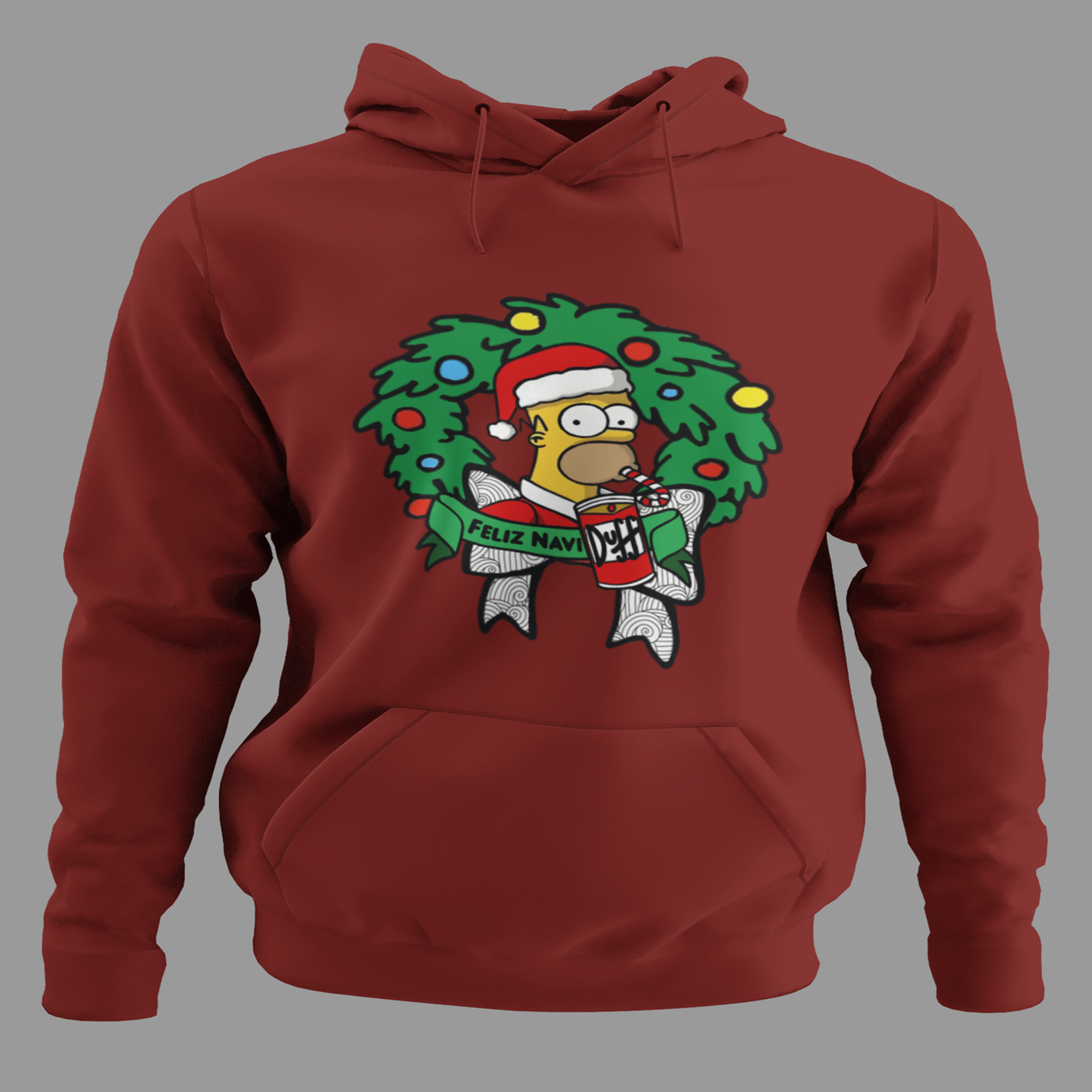 SUDADERA FELIZ NAVIDUFF