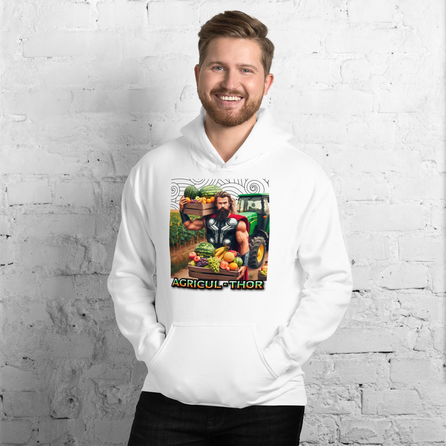 Sudadera "Agricul-Thor" - ¡El dios del trueno se convierte en el dios de la cosecha!

¿Quién dijo que ser un superhéroe es solo para salvar el mundo? Con la sudadera "Agricul-Thor", ¡Thor se pone manos a la obra en el campo! Esta prenda combina el poder de la agricultura con el humor geek, convirtiéndola en el regalo perfecto para los amantes del campo y de los superhéroes.

Características de la sudadera:
100% algodón, suave y cómoda, ideal para mantenerte abrigado mientras trabajas en el campo o simplemen