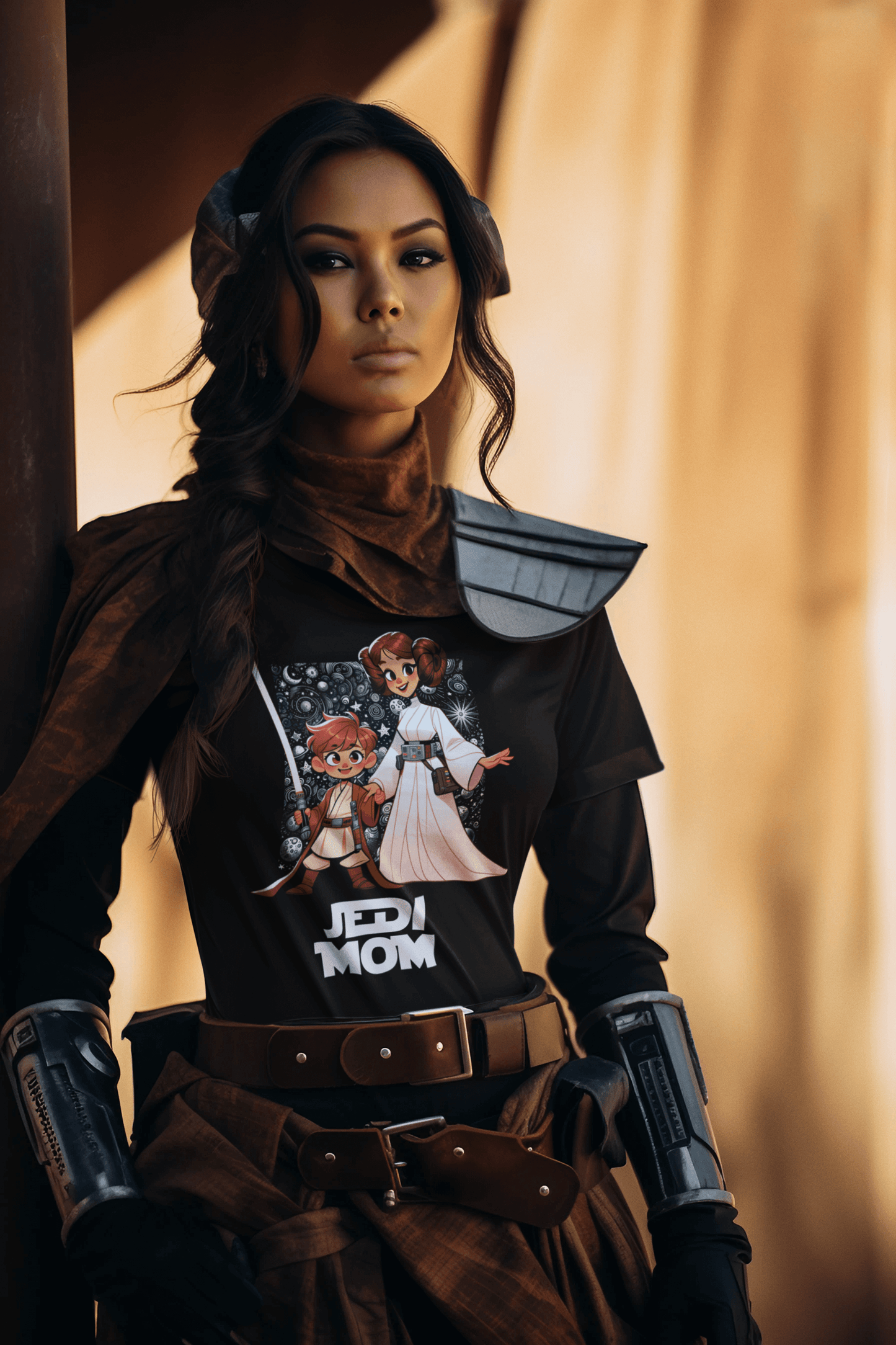 Camiseta "Jedi Mom": La Fuerza y el Amor de una Madre