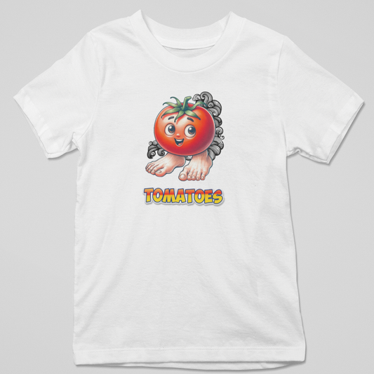 Camiseta "Tomatoes" - ¡El Tomate Más Divertido y Fresco! 🍅👣