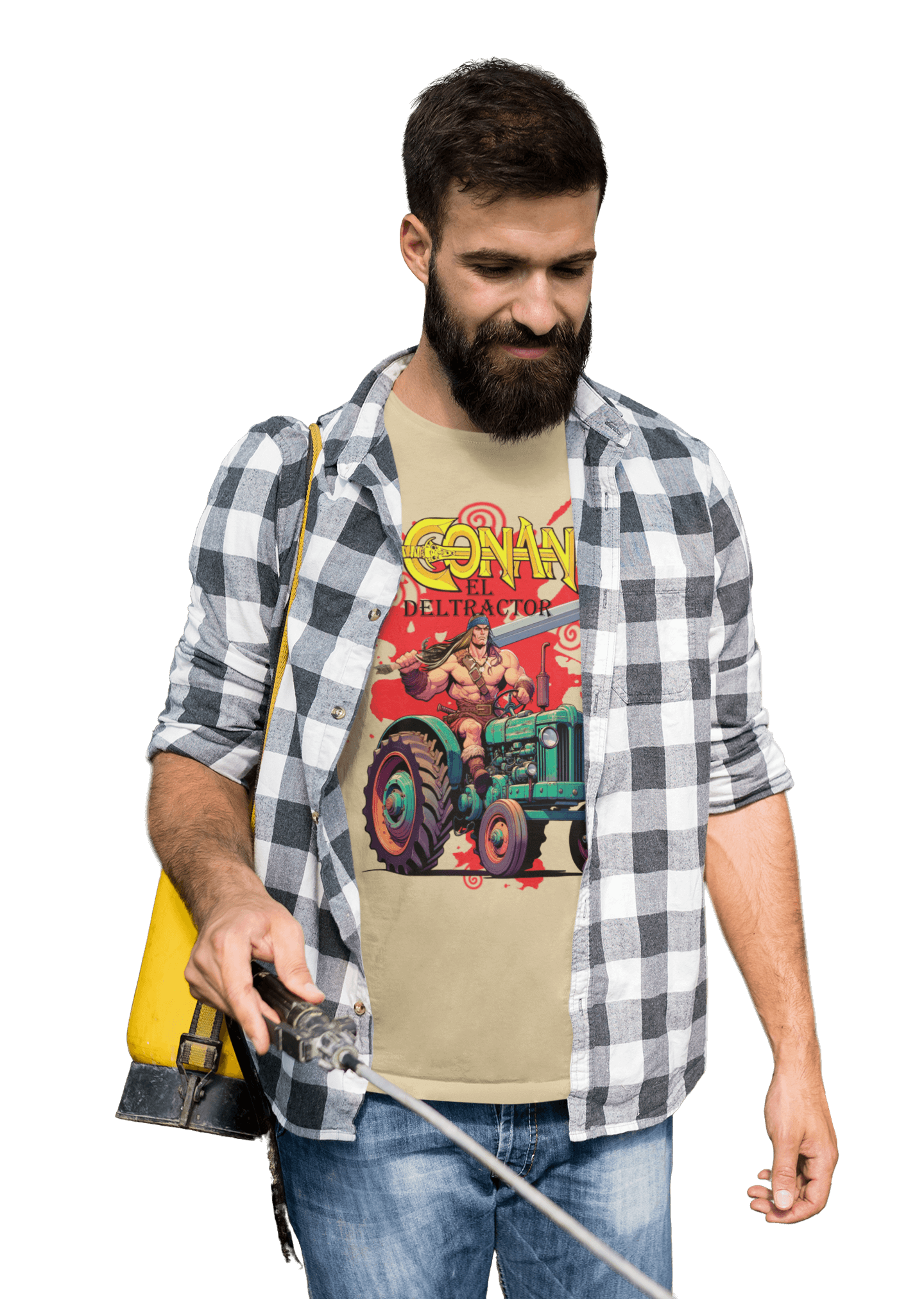 Camiseta "Conan El Deltractor" – ¡Fuerza y humor para los fans del campo y la aventura! 💪🚜