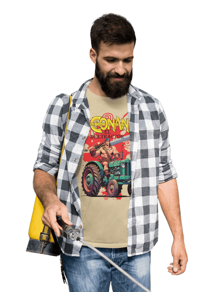 Camiseta "Conan El Deltractor" – ¡Fuerza y humor para los fans del campo y la aventura! 💪🚜