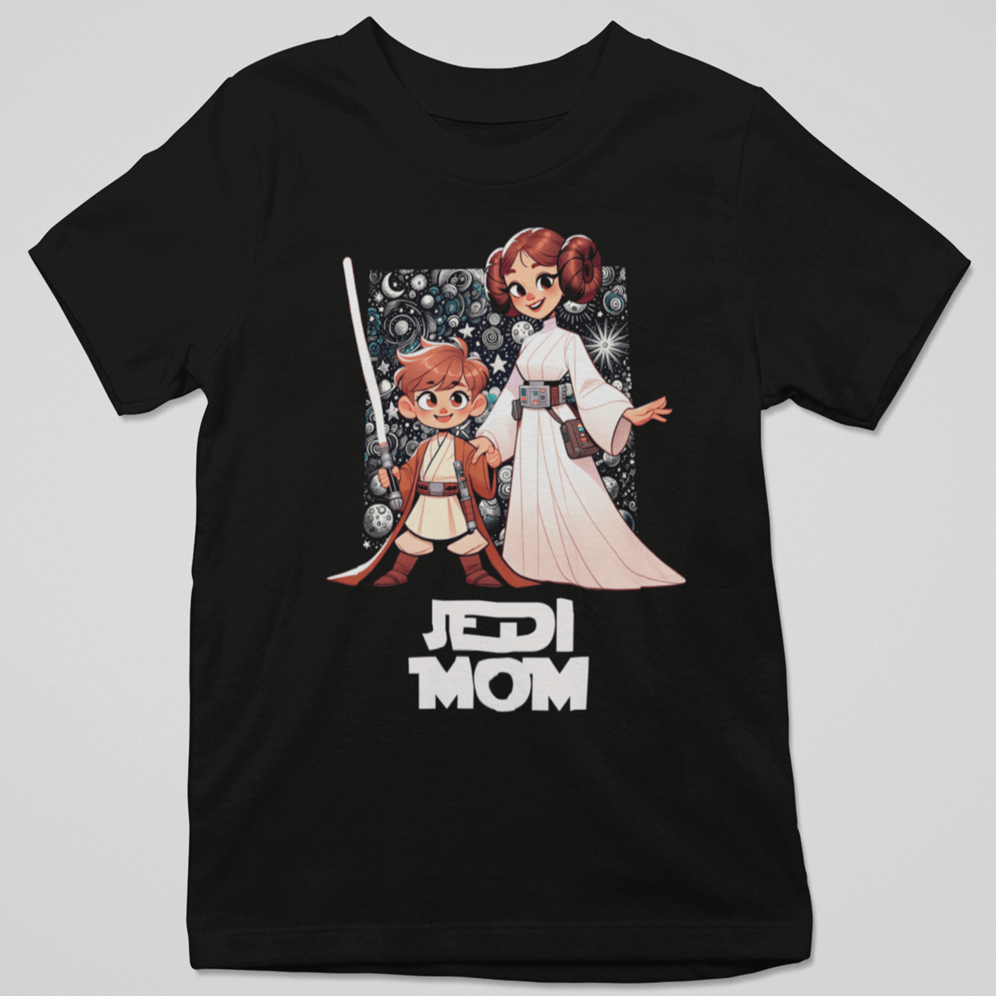 Camiseta "Jedi Mom": La Fuerza y el Amor de una Madre