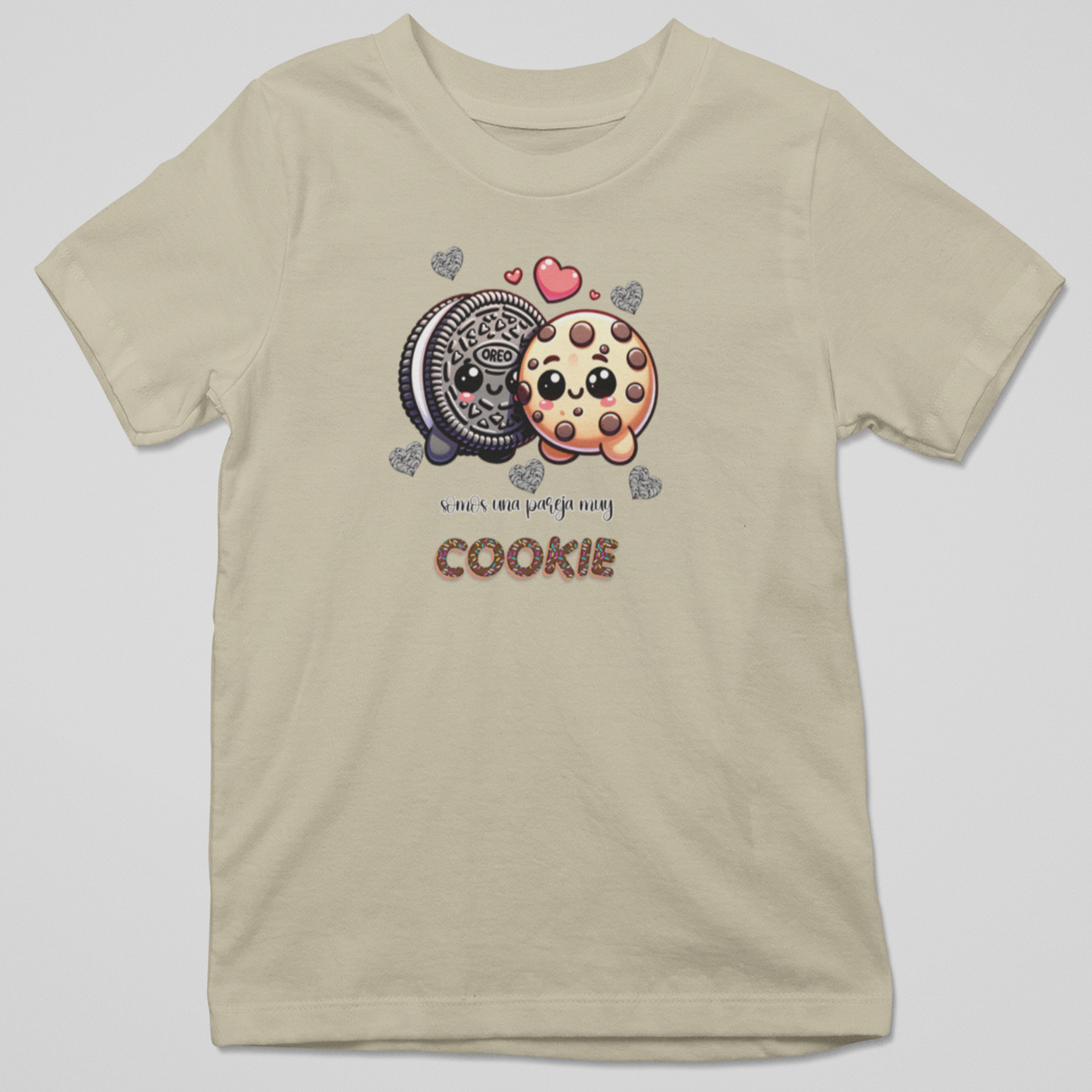 Camiseta Somos una Pareja Muy Cookie - Para las Parejas Más Dulces